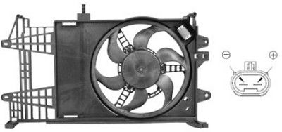 VAN WEZEL Ventilators, Motora dzesēšanas sistēma 1620751